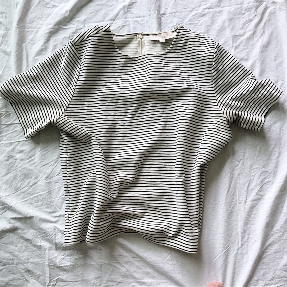 Striped Box Top from LOFT